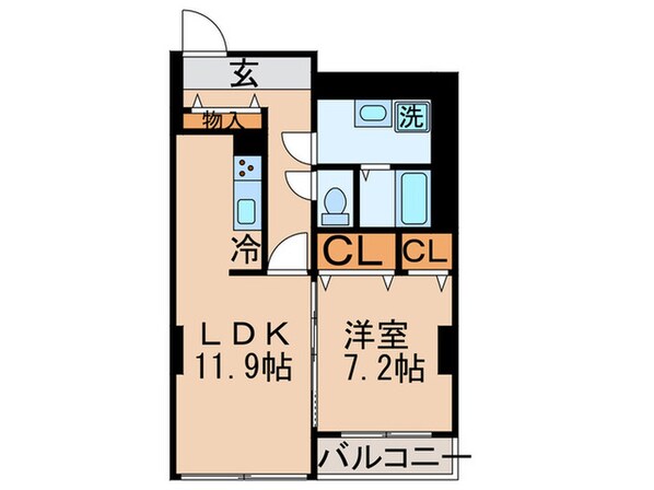 東雲ｷｬﾅﾙｺ-ﾄCODAN11号棟の物件間取画像